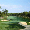 A view of the 8th green from South course at Sand Barrens Golf Club