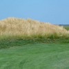 The bunkers on the Bay Course at Seaview resort are lined with thick fescue grasses.